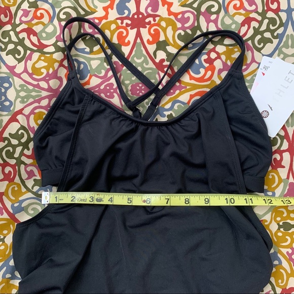 NWT Athleta Hang Loose Tankini in Black - Picture 6 of 8